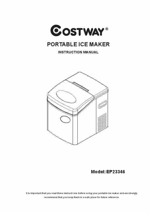 Costway Portable Ice Maker Manual_pdf